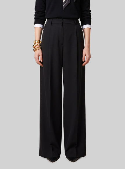 Sutton New York Light Stretch Canvas Pants In Black Black
