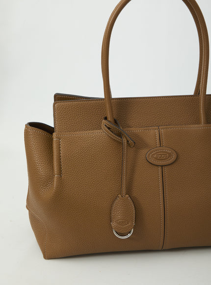 Tod's Hammered Leather Medium Tote Bag