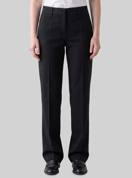 Sutton New York Black Stretch Canvas Trousers Black