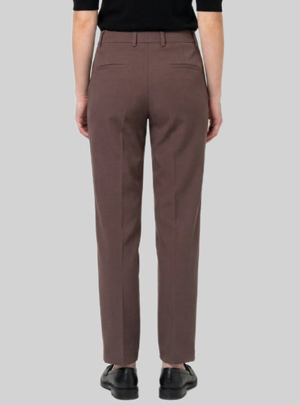 Sutton New York Coffee Stretch Canvas Trousers