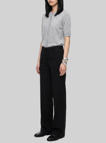 Sutton New York Elastic-waist Satin Trousers