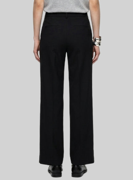 Sutton New York Elastic-waist Satin Trousers