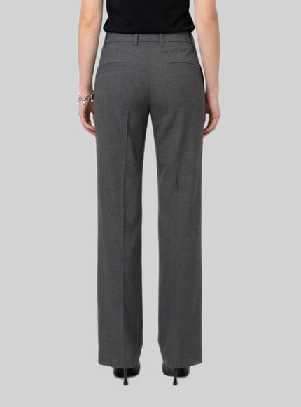 Sutton New York Wide-leg Stretch Canvas Trousers