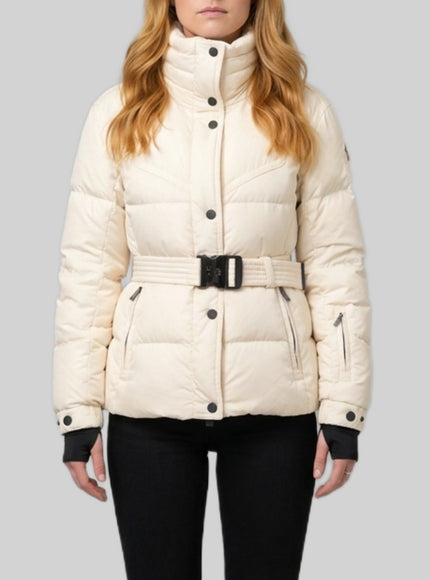Moncler Grenoble Short Down Jacket Karashi White