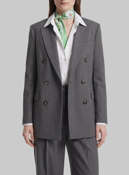 Sutton New York Anthracite Double-breasted Jacket Grey