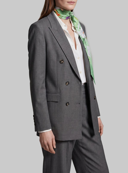 Sutton New York Anthracite Double-breasted Jacket