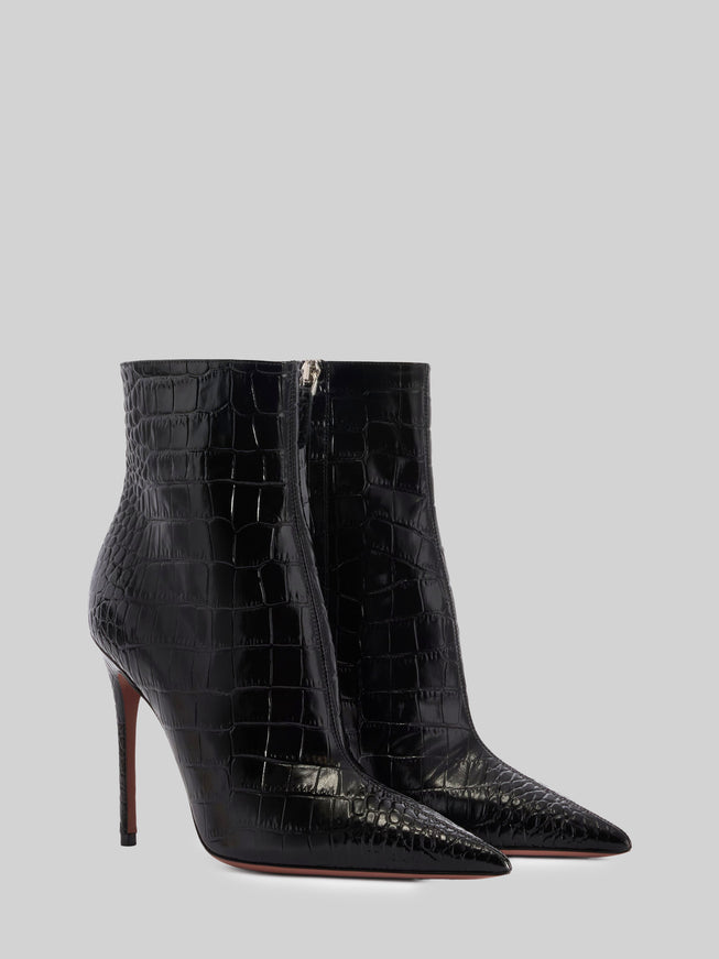Paris Texas Vera 85 Charcoal Ankle Boots