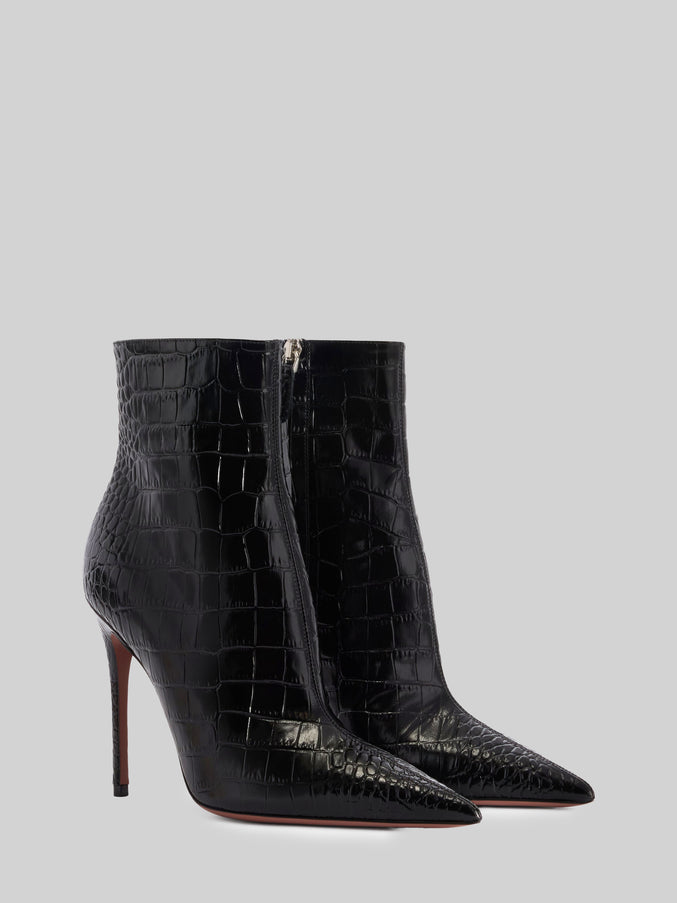 Paris Texas Vera 85 Charcoal Ankle Boots