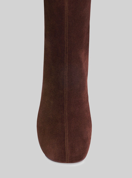 Paris Texas Chocolate Alice Ankle Boots 85
