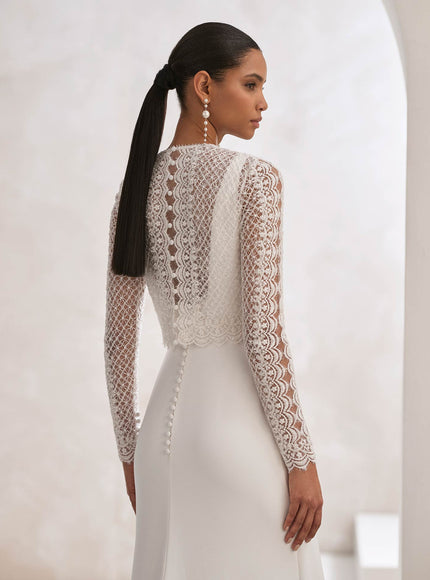 Cascading Pearl Drop Bridal Earrings