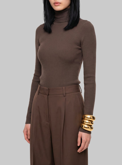 Max Mara Turtleneck In Wool Yarn