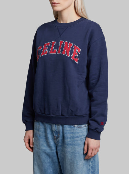 Celine College Sweatshirt In Cotton