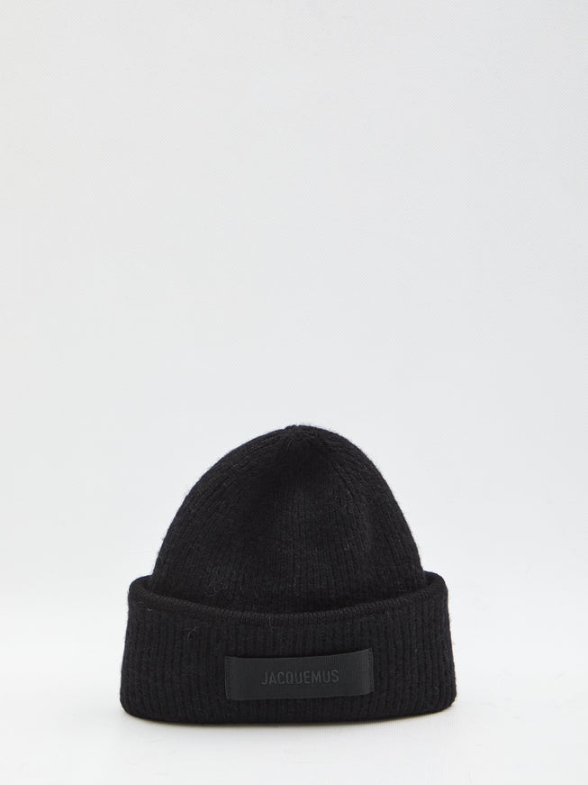 Jacquemus Gros Grain Beanie QT Black