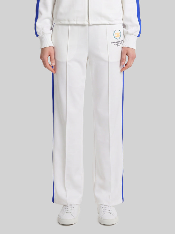 Celine Double-face Jersey Tracksuit Pants White