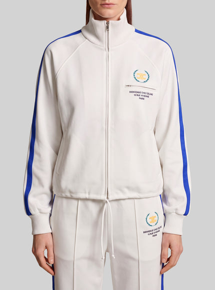 Celine Double-face Jersey Tracksuit Jacket White