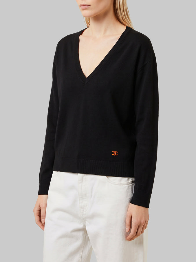 Celine V-neck Cashmere Sweater