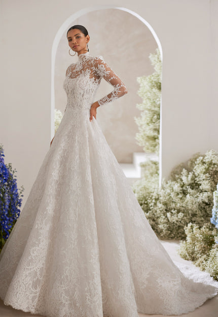 Turin – Rosa Clará Couture Two-Piece A-Line Lace Wedding Dress Jacket