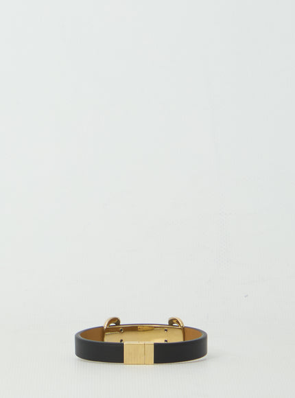 Gucci Leather Bracelet With Horsebit Detail