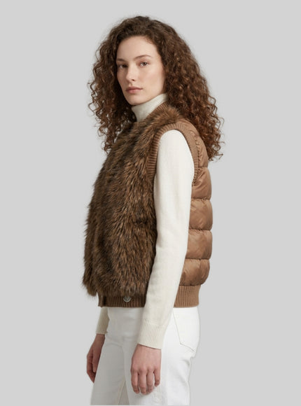 Moncler Vests Brown