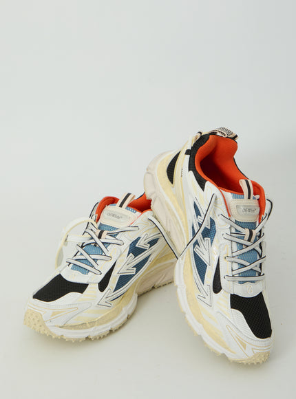 Off White Sneakers Blue