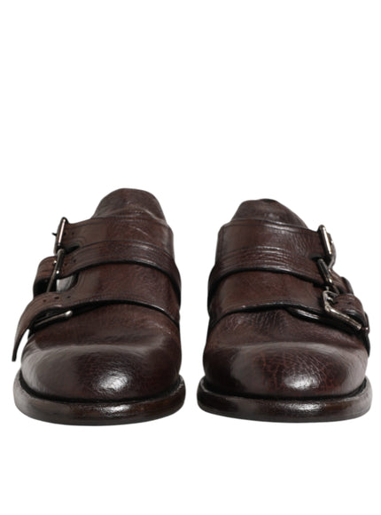 Dolce & Gabbana Monk Strap Formal Leather Shoes
