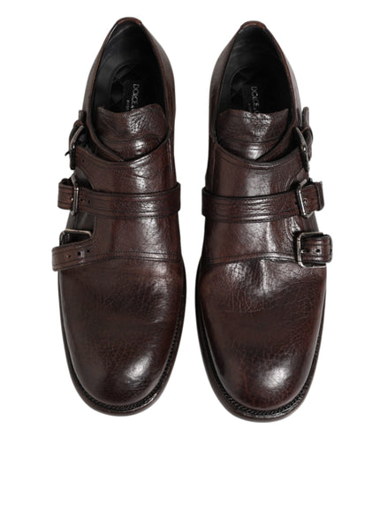 Dolce & Gabbana Monk Strap Formal Leather Shoes