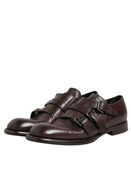 Dolce & Gabbana Monk Strap Formal Leather Shoes