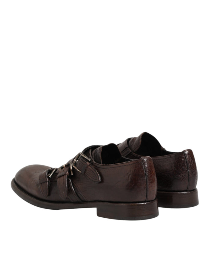 Dolce & Gabbana Monk Strap Formal Leather Shoes