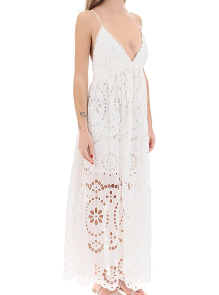 Zimmermann lexi maxi dress in broderie anglaise