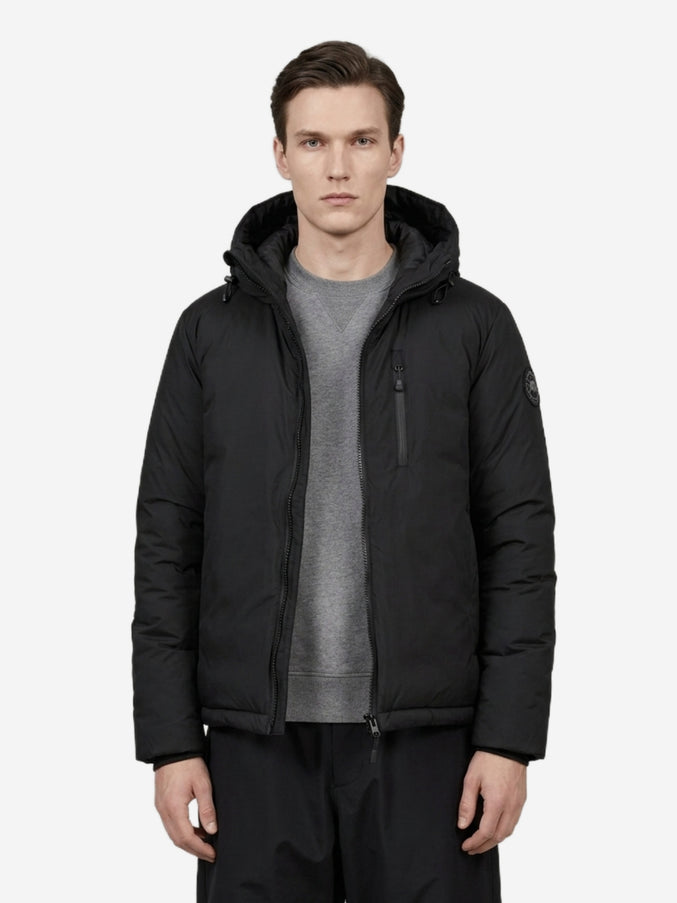 Canada Goose Lodge Jacket With Hood Black