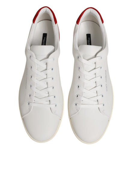 Dolce & Gabbana Portofino Leather Low Top Sneakers