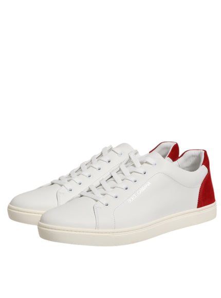 Dolce & Gabbana Portofino Leather Low Top Sneakers