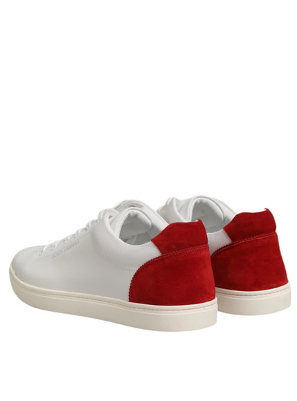 Dolce & Gabbana Portofino Leather Low Top Sneakers