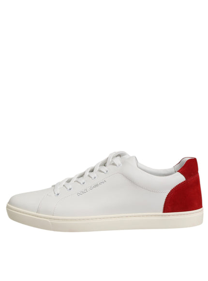 Dolce & Gabbana Portofino Leather Low Top Sneakers