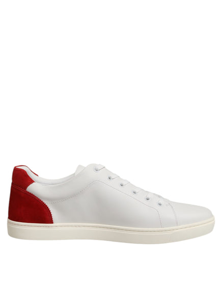 Dolce & Gabbana Portofino Leather Low Top Sneakers