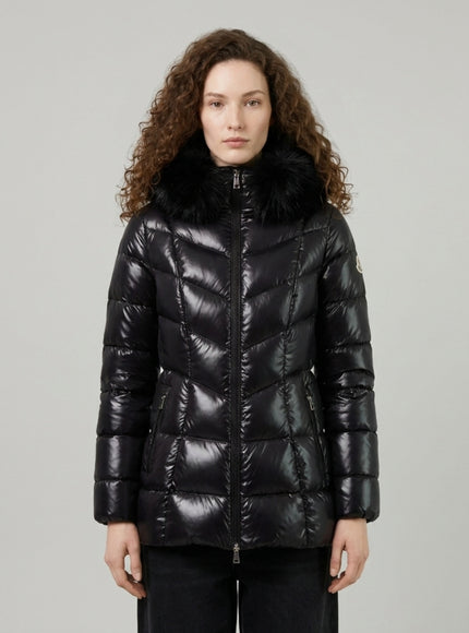 Moncler Short Fulmar Down Jacket Black