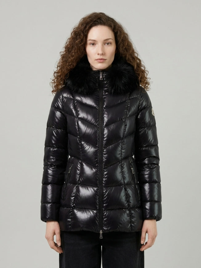Moncler Short Fulmar Down Jacket Black