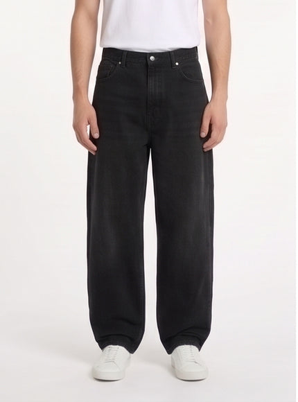 Stone Island Black Denim Jeans Straight Fit Black
