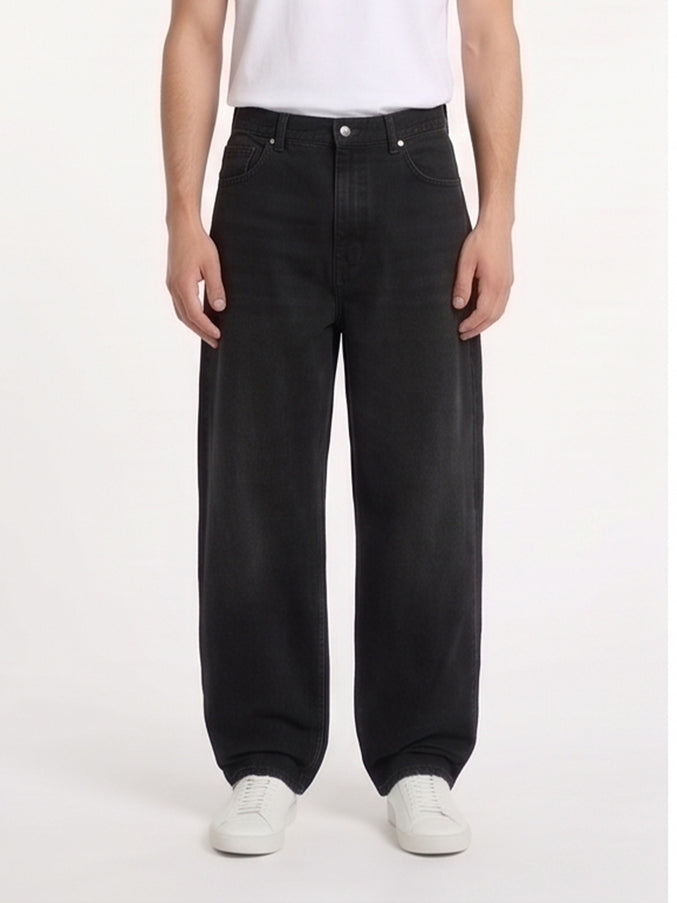 Stone Island Black Denim Jeans Straight Fit Black