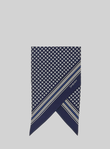 Saint Laurent Lavallière Ribbon In Silk Twill