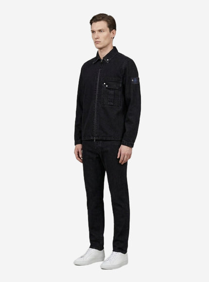 Stone Island Black Denim Overshirt