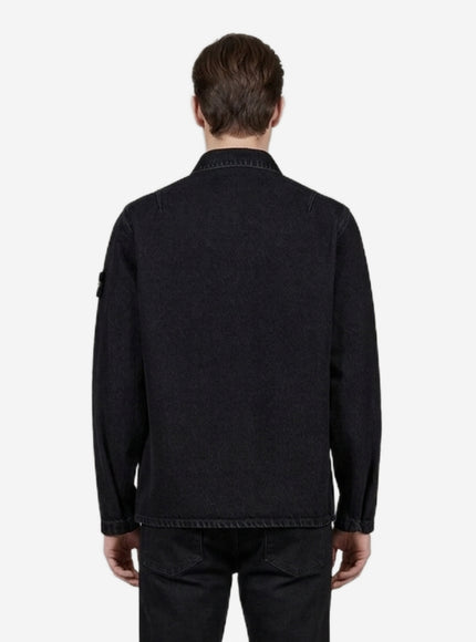 Stone Island Black Denim Overshirt