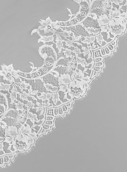 Rosa Clará Couture Soft Tulle Lace Wedding Veil