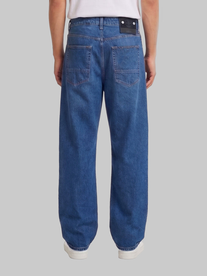 Stone Island Indigo Denim Jeans Loose Fit