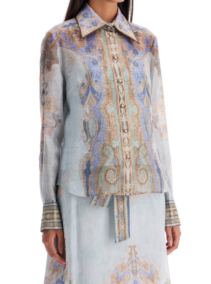 Zimmermann eden paisley print shirt