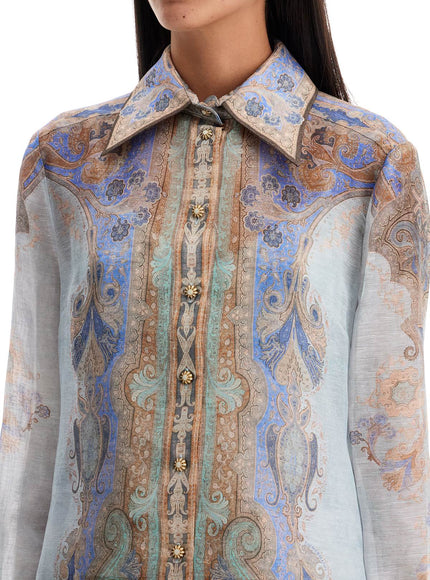 Zimmermann eden paisley print shirt