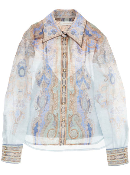 Zimmermann eden paisley print shirt