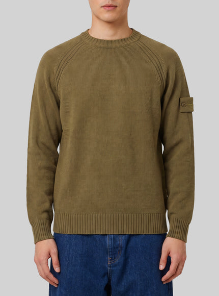 Stone Island Military Green Ghost Sweater Green
