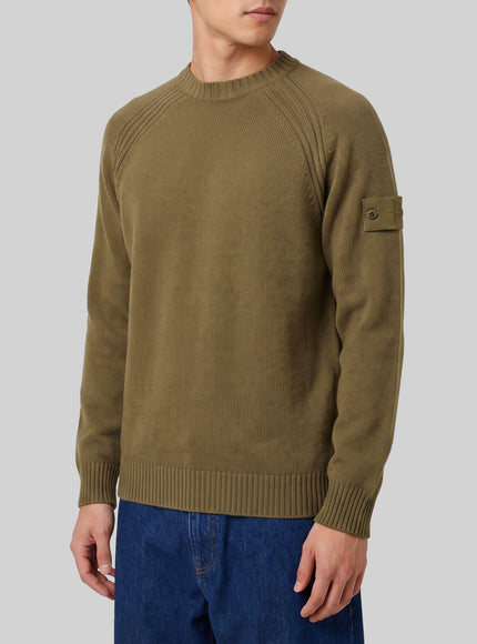 Stone Island Military Green Ghost Sweater