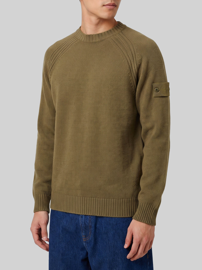 Stone Island Military Green Ghost Sweater